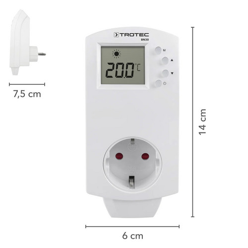 BN30 konnektoros-termosztát