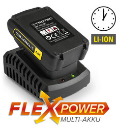 Flexpower – a Trotec innovatív multiakku rendszere