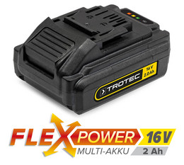 Flexpower multiakku 16 V, 2 Ah