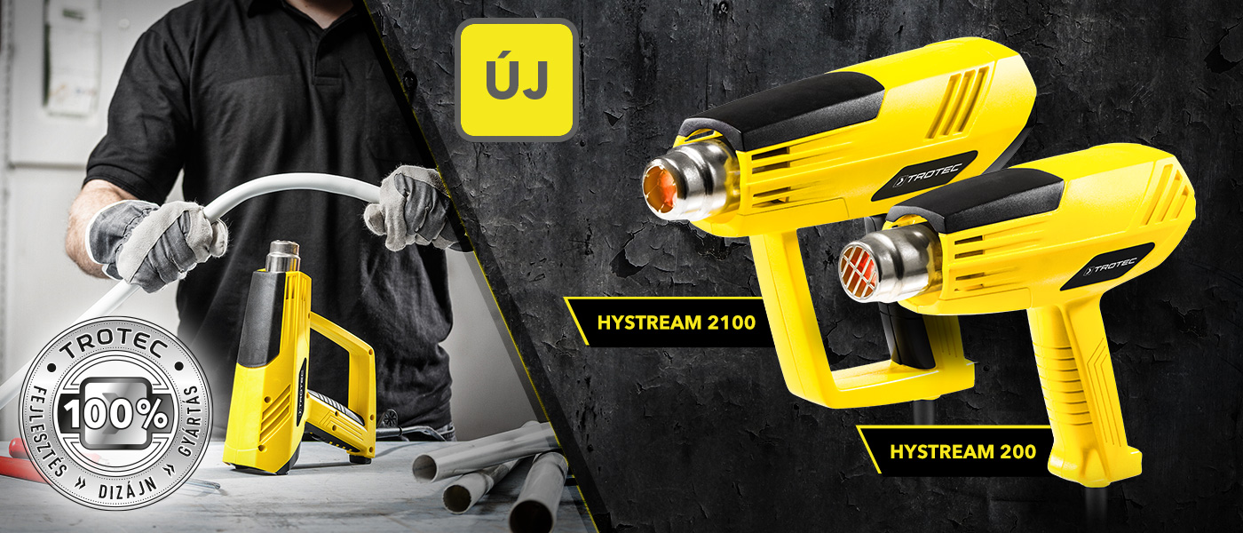 HyStream 200 és 2100 hőlégfúvó pisztolyok