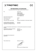 korrelátor LD20HC Megfelelőségi nyilatkozat (INT)