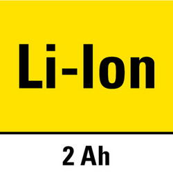 Lítium-ion akku 2 Ah kapacitással