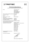 PAC 2600 E szobai légkondicionáló megfelelőségi nyilatkozat (INT)