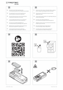 TD120 lézeres távolságmérő rövid útmutató (INT)