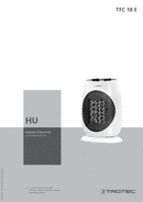 TFC 18 E Fűtőventilátor kezelési útmutató (HU)